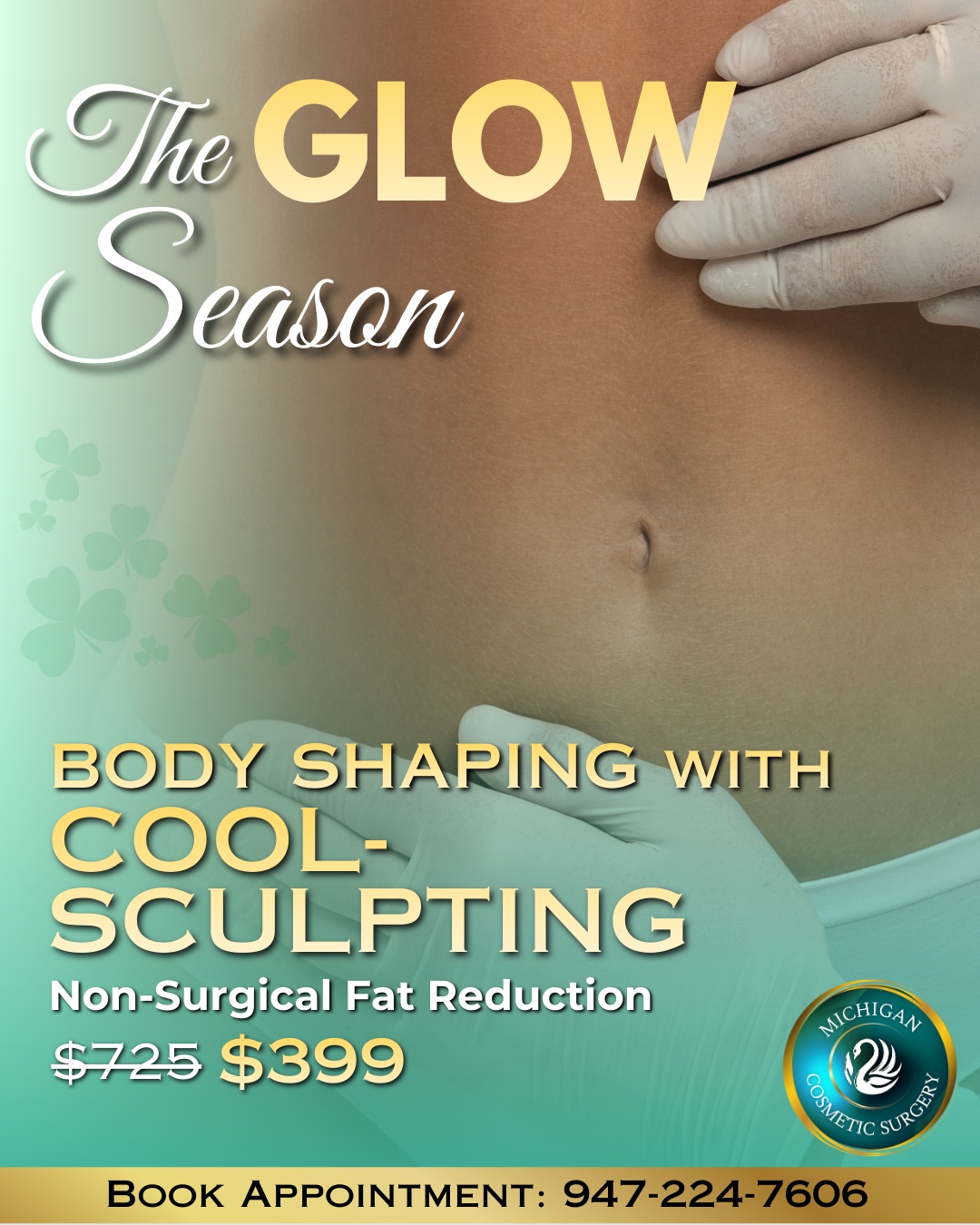 Stubborn areas? Let’s sculpt.

CoolSculpting® freezes and eliminates fat cells t