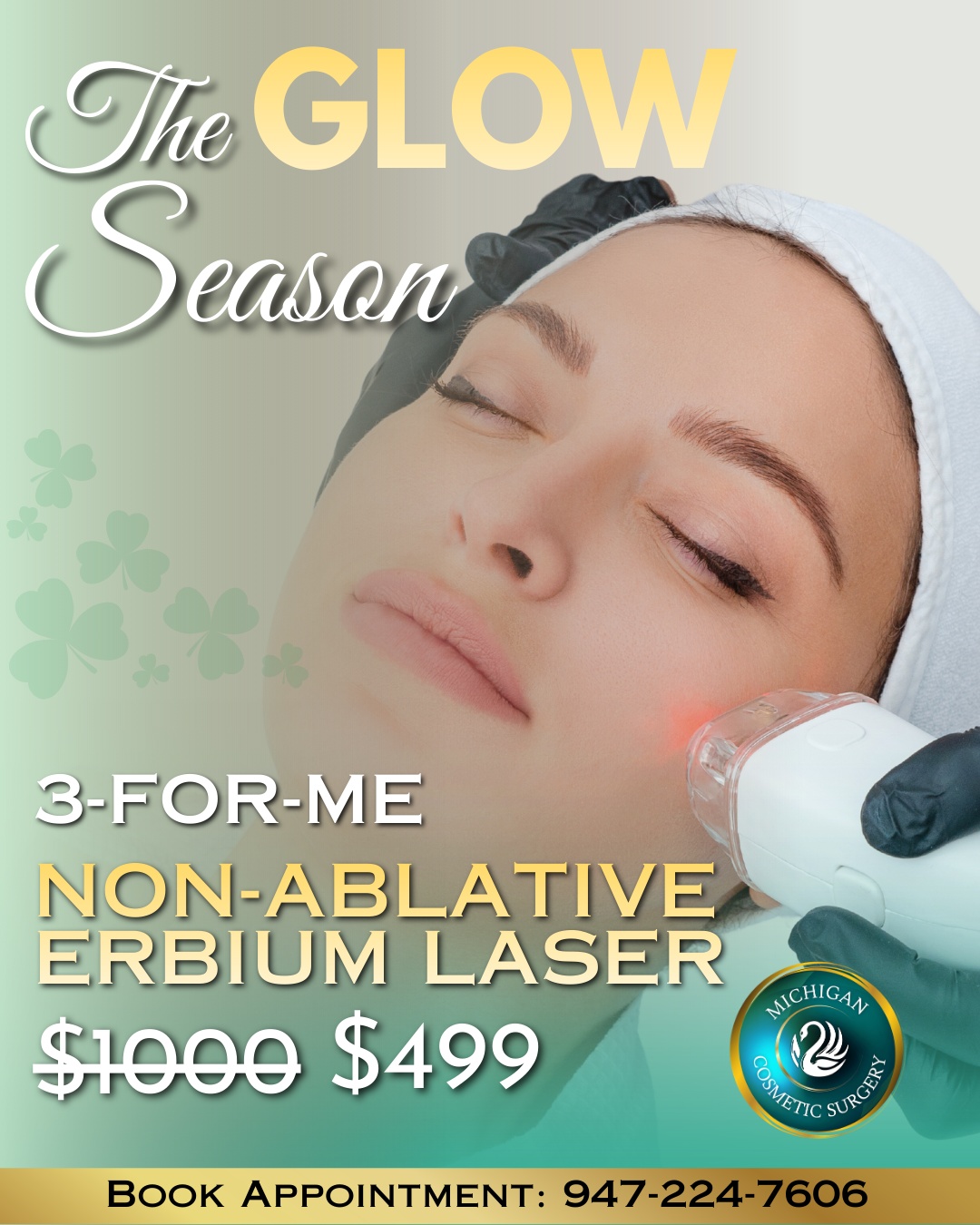✨ Three concerns. One powerful treatment.

The 3-For-Me Non-Ablative Erbium Lase